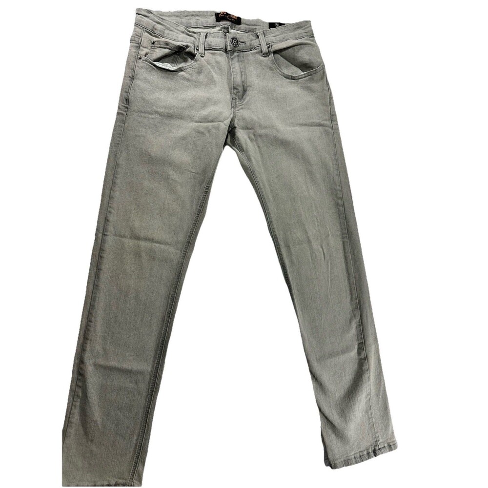 Ring of Fire Men’s Slim Fit Grey Jeans - W30 x L30 - Stretch Denim - EUC
